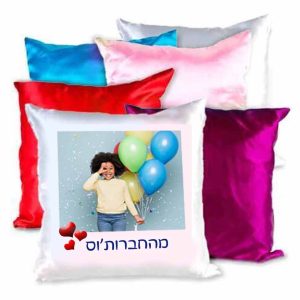 כרית מרובעת סאטן