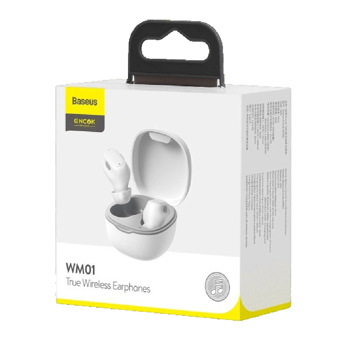אוזניות בלוטות' בצבע לבן מדגם Baseus TWS WM01 true wireless – תמונה 5
