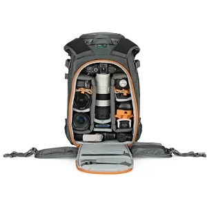 תיק גב אפור למצלמה Lowepro Whistler BP 350 AW II