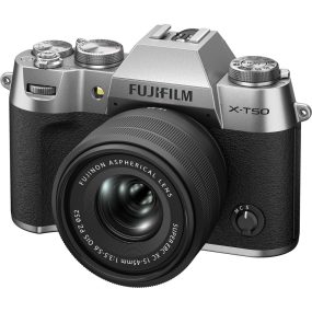 מצלמה Fuji X-T50 פוג'י  עדשה XC 15-45mm f/3.5-5.6 OIS PZ